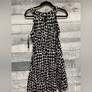Black white spot dress size 14 enfocus studios